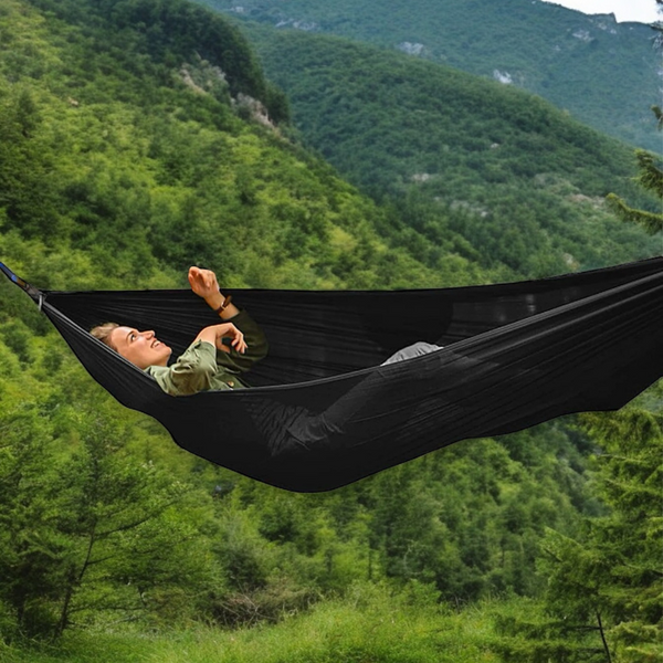 Hanging Hammock With Net & Straps